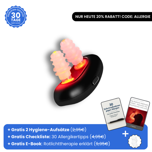 NasalPro Rotlicht – unterstützt Allergiker