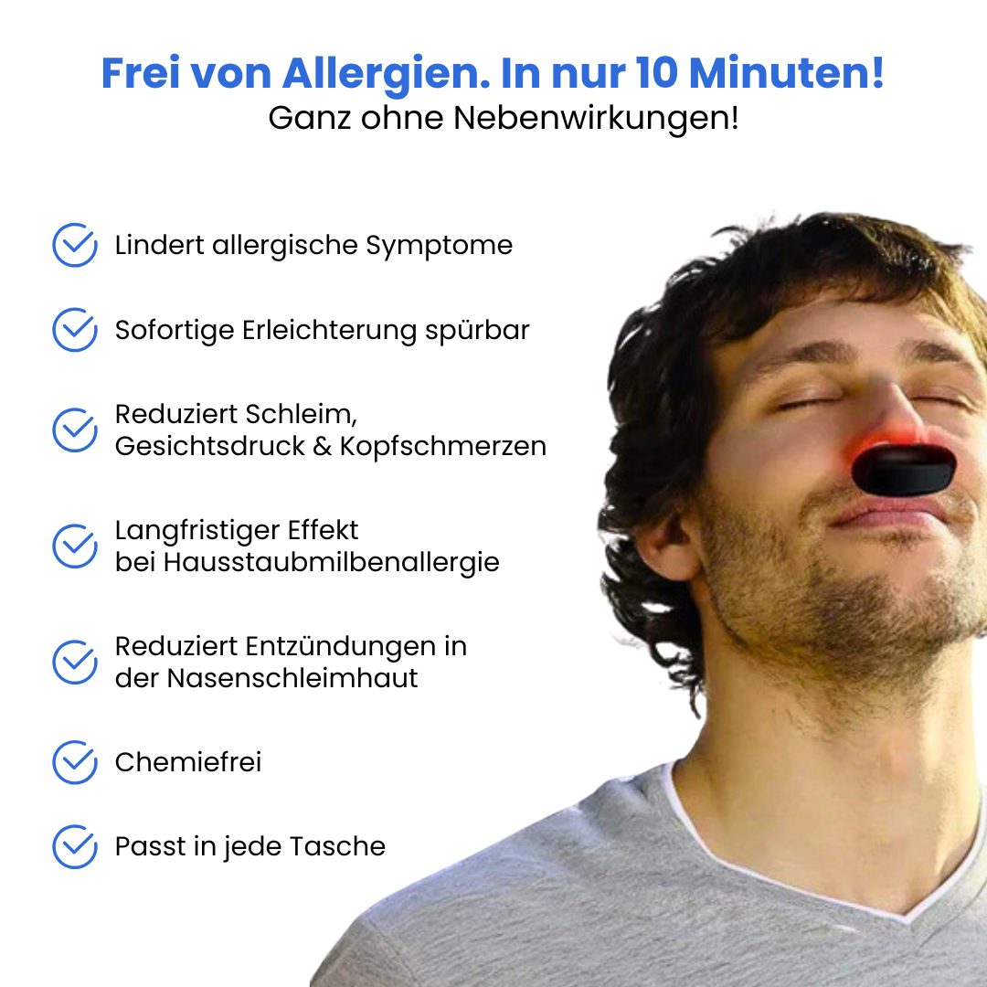 NasalPro Rotlicht – unterstützt Allergiker