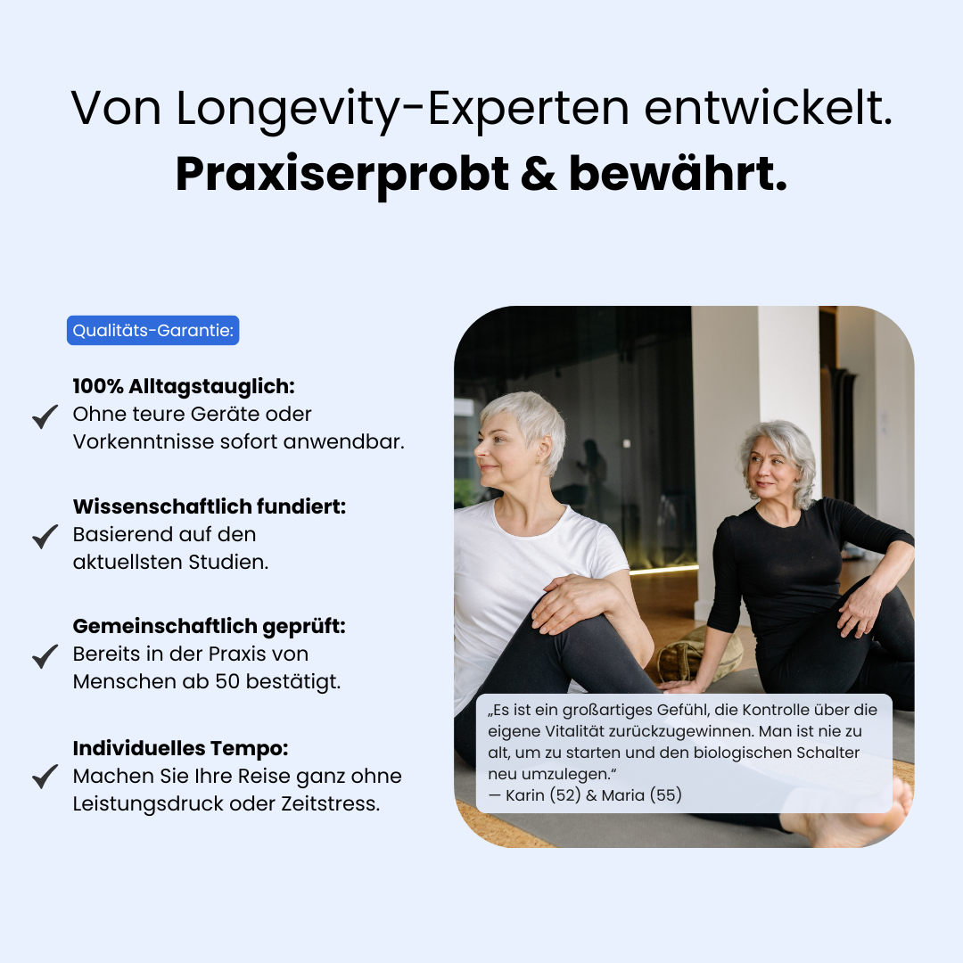 VitalLevel: Das 12-Wochen-Programm für gesundes Älterwerden